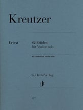 42 Etudes for Violin Solo cover